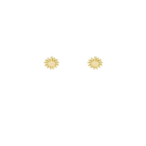 SOL Gold Sun Studs