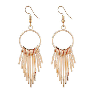 WILLOW Gold Fringe Earrings