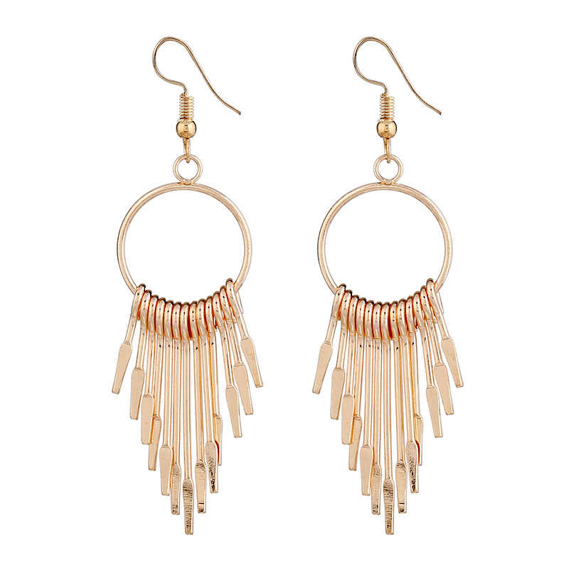 WILLOW Gold Fringe Earrings