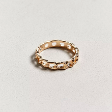 Load image into Gallery viewer, ATHENA 14K Goldplate Chainlink Ring
