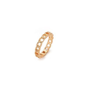 ATHENA 14K Goldplate Chainlink Ring