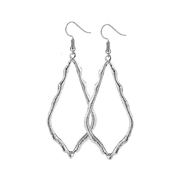 CICILY Filigree Drop Earrings in 925 Silver Plating