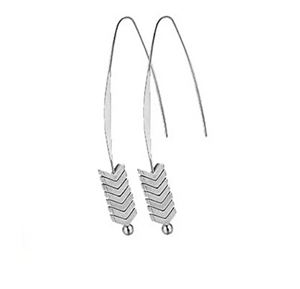 CUPID Bow Threader Earrings in 925 Silver Plating