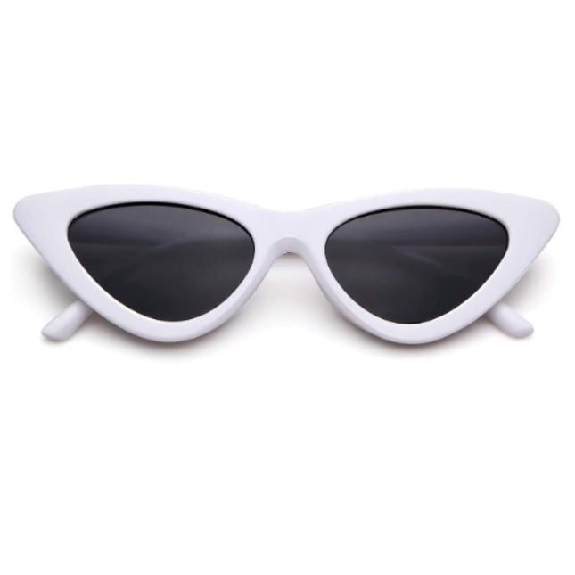 The GWEN Cat-Eye Sunnies in White