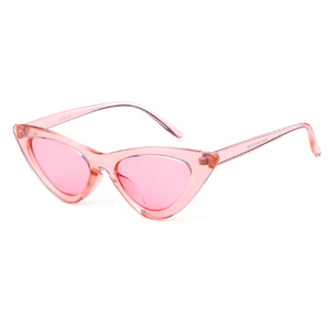 The GWEN Cat-Eye Sunnies in Pink Acrylic