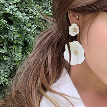 Load image into Gallery viewer, FIONA Drop Earrings in Milk
