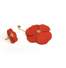 Load image into Gallery viewer, FIONA Drop Earrings in Crimson
