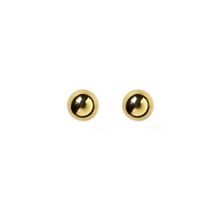 Load image into Gallery viewer, LUCY Gold Orb Post Earrings
