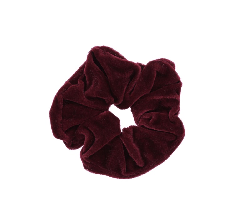 VELVET Luxe Scrunchie in Merlot