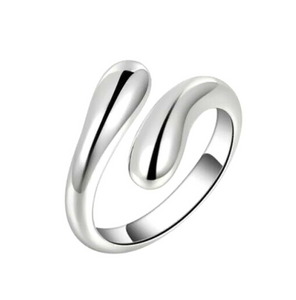 AURORA Silver Twist Ring