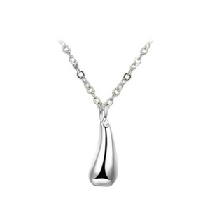 AURORA Silver Teardrop Necklace