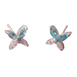 Topaz Marquis Silver Studs