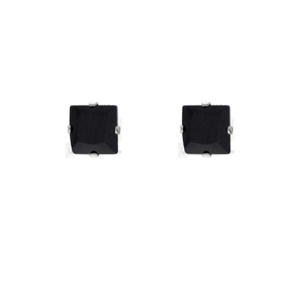 BOXI Black CZ Studs