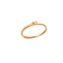 Load image into Gallery viewer, AMORA Dainty Heart Stacker Ring in 14K Goldplate
