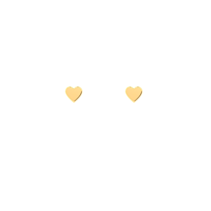 AMORA Gold Heart Studs