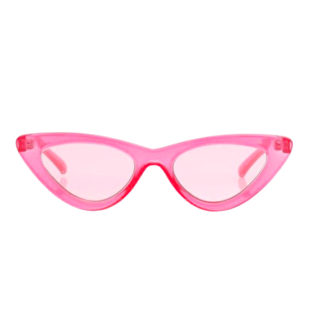 The GWEN Cat-Eye Sunnies in Pink Acrylic