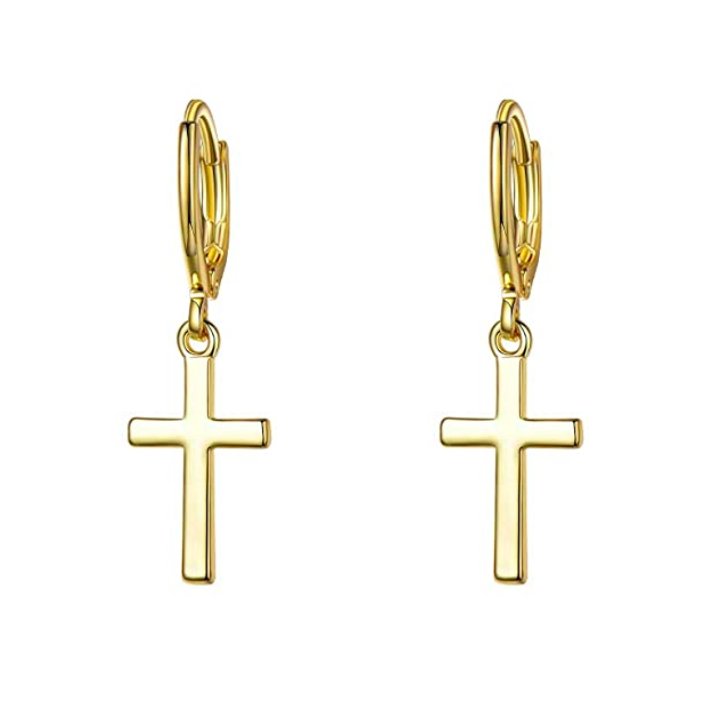 CROSS Gold Huggie Hoops