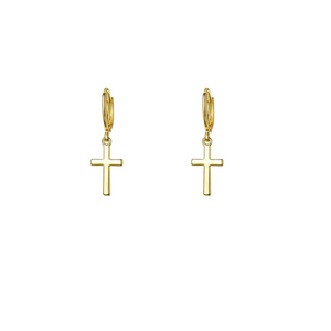 CROSS Gold Huggie Hoops