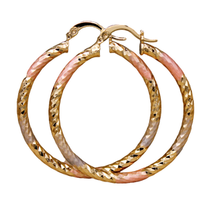 MAYA 2MM Tricolor Hoops