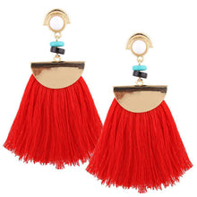 Load image into Gallery viewer, PALERMO Red Drop Earrings
