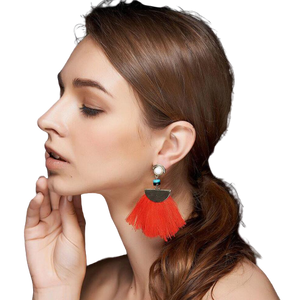 PALERMO Red Drop Earrings