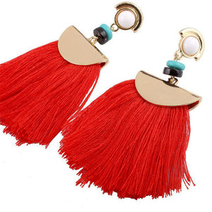 PALERMO Red Drop Earrings