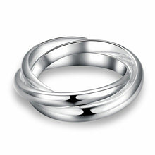 Load image into Gallery viewer, TRINITY Interlocking Silver Ring
