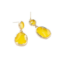 Load image into Gallery viewer, CANARY Molten Drop Earrings
