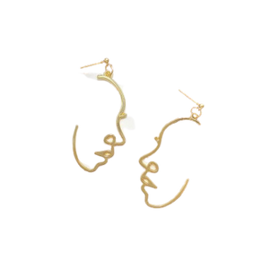 PICASSO2 Gold Drop Earrings