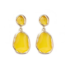 Load image into Gallery viewer, CANARY Molten Drop Earrings
