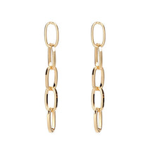 Load image into Gallery viewer, ESSEX Gold Paperclip Chainlink Earrings
