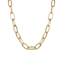 Load image into Gallery viewer, ESSEX Gold Paperclip Chainlink Choker
