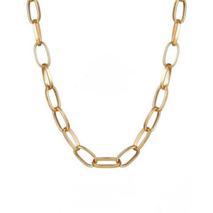 ESSEX Gold Paperclip Chainlink Choker