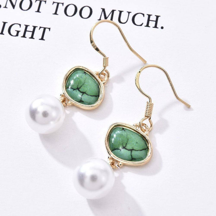 MARNIE Emerald Pearl Drops