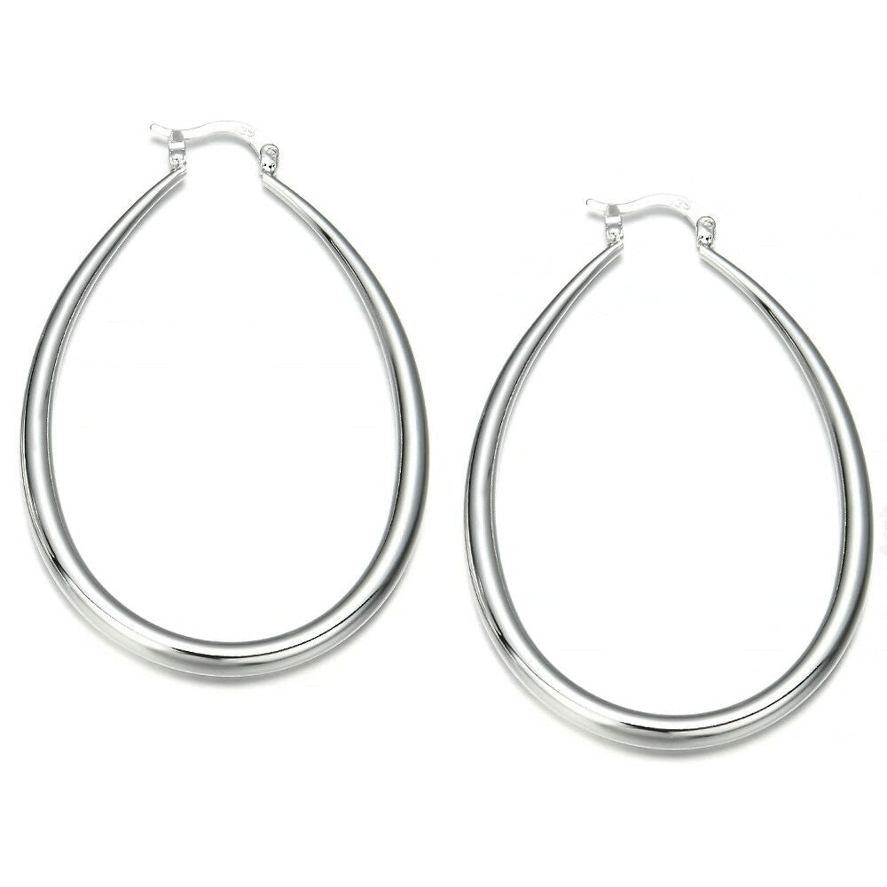 ALESSA 925 Silver Hoops