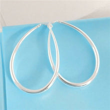 Load image into Gallery viewer, ALESSA 925 Silver Hoops
