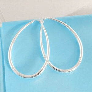 ALESSA 925 Silver Hoops