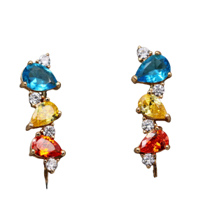 TROPICANA Rainbow Topaz Ear Crawlers