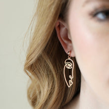 Load image into Gallery viewer, PICASSO Gold Drop Earrings
