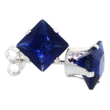 Load image into Gallery viewer, BOXI Sapphire CZ Studs
